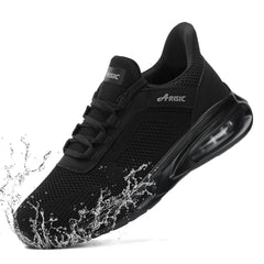 JJMIMAIFJ Non Slip Work Shoes Women Black Work Shoes for Women Comfortable Chef Shoes Easy to Wear Water-Resistant Lightweight Walking Sneakers Ideal for Athletic Food Service Shoe