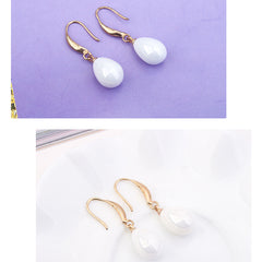 Elegant Pearl Drop Earrings and Bohemian Hoop Earrings