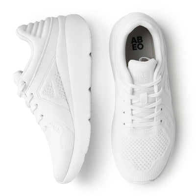 ABEO MXV Shift Women’s Metatarsal Footbed Walking Shoes | Orthopedic Shoes for Women | Ball of Foot Pain Relief | Metatarsalgia Shoes Bright White 7.5 Medium