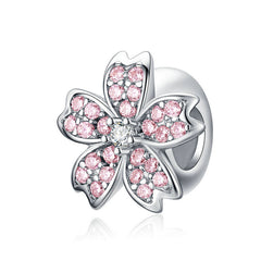 S925 Silver Beads & Rose Bracelet Accessories (In Stock)