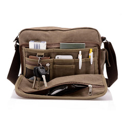 Vintage Canvas Shoulder Bag