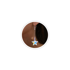 Gold Bow Earrings for Women Silver Bow Stud Earrings Ribbon Earrings Long Bow Dangle Earrings Silver Bow Jewelry Bow Earrings Gold Studs (Z_Crystal)