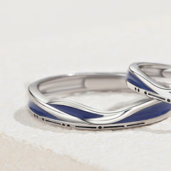 S925 Silver Drop Gel Fashion Ring