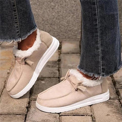 Winter Flat Warm Cotton Shoes for Women (20 Years)