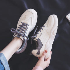 Summer Casual White Sneakers for Women - Trendy Canvas Shoes