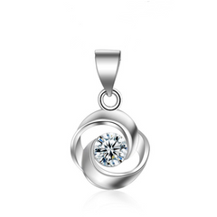 Rose Charm S925 Silver Necklace