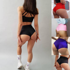 Lace Edge Solid Color Women's Boxer Swim Shorts