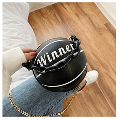 Basketball Bag and Small Chain Shoulder Bag