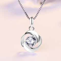 Rose Charm S925 Silver Necklace