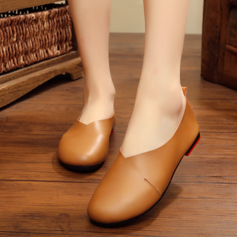 Retro Granny Shoes, Comfortable Flats for Women