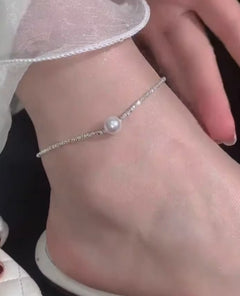 Irregular Sterling Silver Bracelet for Women