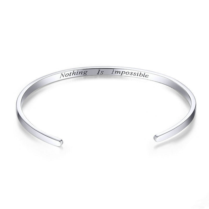 Stylish Adjustable Sterling Silver S925 Bracelet
