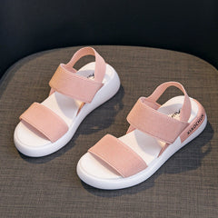 Fashionable Elastic Flat Beach Casual Shoes for Women