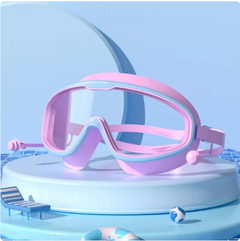 Large Waterproof Anti-Fog Swim Goggles