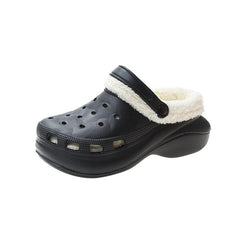 Warm Thick-Soled Velvet Cave Shoes for Women