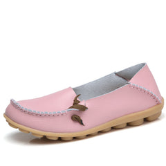 Comfortable Leather Flat Shoes for Women - New Style