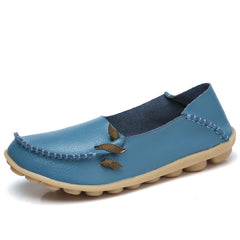 Comfortable Leather Flat Shoes for Women - New Style