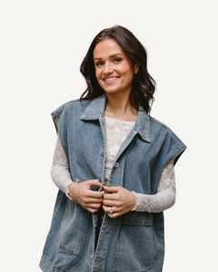 Full Lace Long-Sleeved Halftee