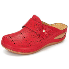 Women's Hollow Flower Wedge Sandals