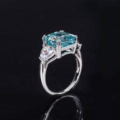 S925 Silver High Carbon Diamond Ring