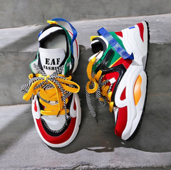 Trendy Colorful Flat Sneakers for Women (Dad Shoes)