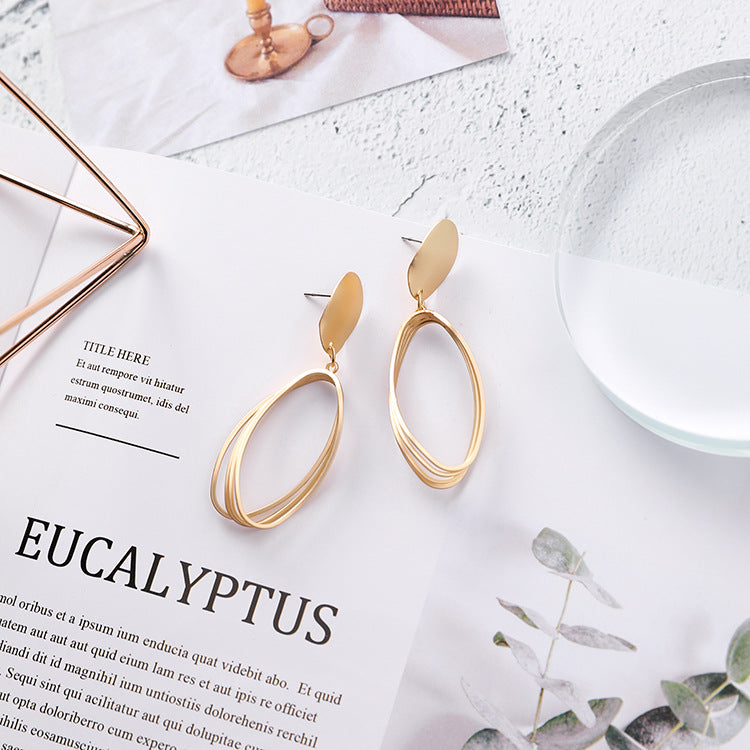 Oval Earrings, Ear Accessories, Drop Earrings