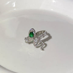 Premium Zircon Ring for Women's Elegant Luxury