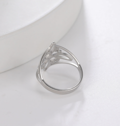 Twisted Infinity Celtic Knot Ring in Stainless Steel