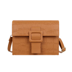 Wide Shoulder Strap One-Shoulder Small Square Bag