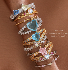 Premium Zircon Ring for Women's Elegant Luxury