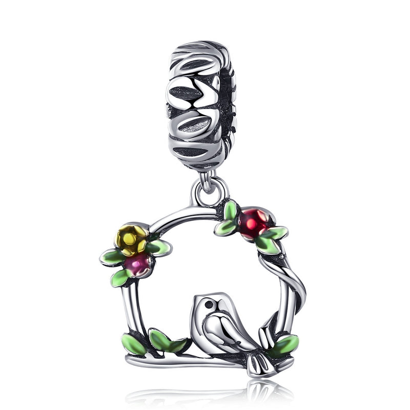 S925 Silver Beads & Rose Bracelet Accessories (In Stock)