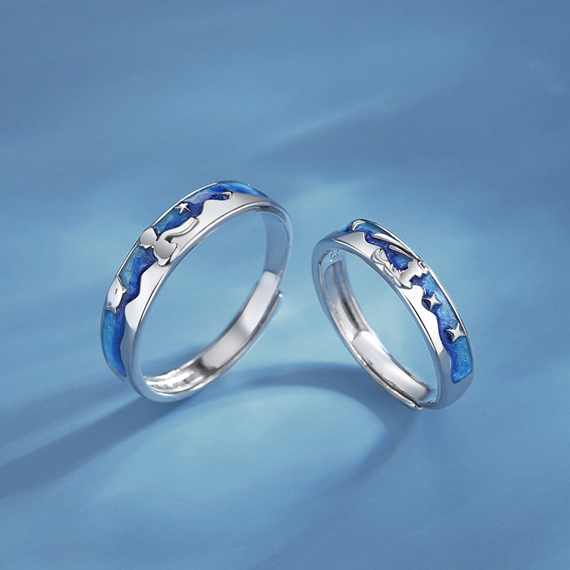 Fashion Fox Couple Rings for Men and Women