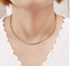 S925 Sterling Silver Threaded Chain Necklace