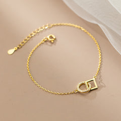 S925 Silver Rhinestone Bracelet for Women