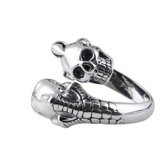 S925 Silver Vintage Adjustable Ring