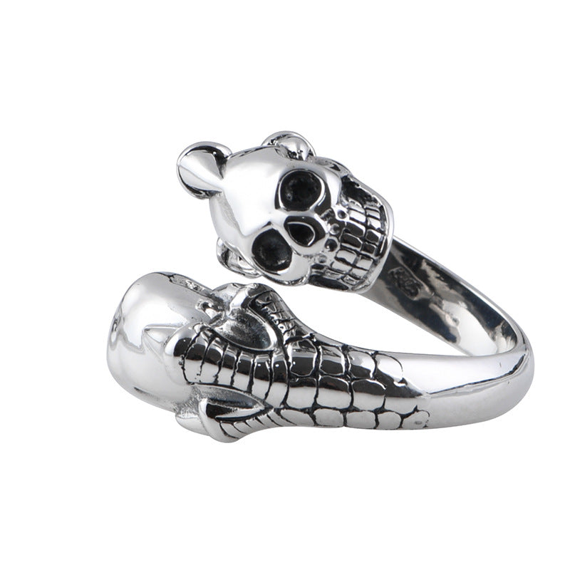 S925 Silver Vintage Adjustable Ring