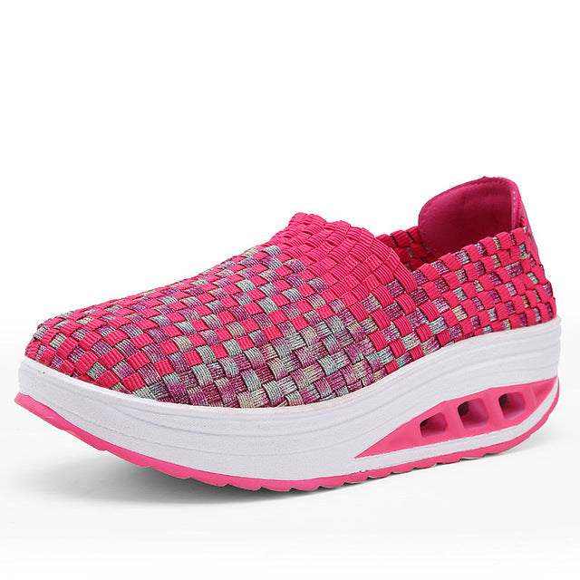 Casual Breathable Canvas Sports Shoes for Women