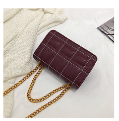 Plaid Chain Bag - Vintage Shoulder Crossbody Bag