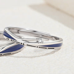 S925 Silver Drop Gel Fashion Ring