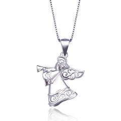 S925 Silver Necklace Pendant - Angel Design