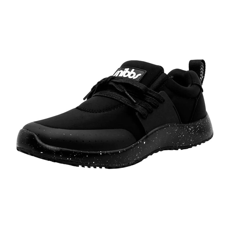 Snibbs Spacecloud - Non Slip Shoes for Men and Women - Water Resistant Work Shoes - Perfect for Kitchen Shoes - Chef Shoes - M9/W10.5-Black-Speckle