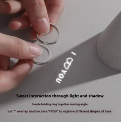 S925 Silver Adjustable Projection Ring