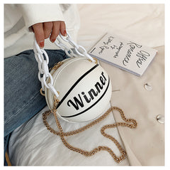 Basketball Bag and Small Chain Shoulder Bag