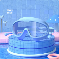 Large Waterproof Anti-Fog Swim Goggles