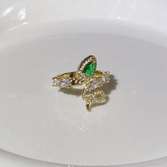 Premium Zircon Ring for Women's Elegant Luxury
