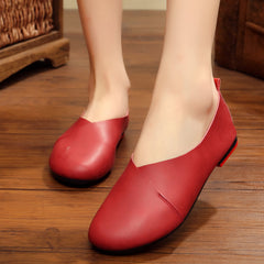Retro Granny Shoes, Comfortable Flats for Women