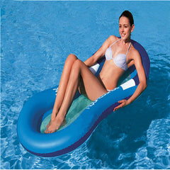 Adult Inflatable Swimming Float Bed with Mesh Design