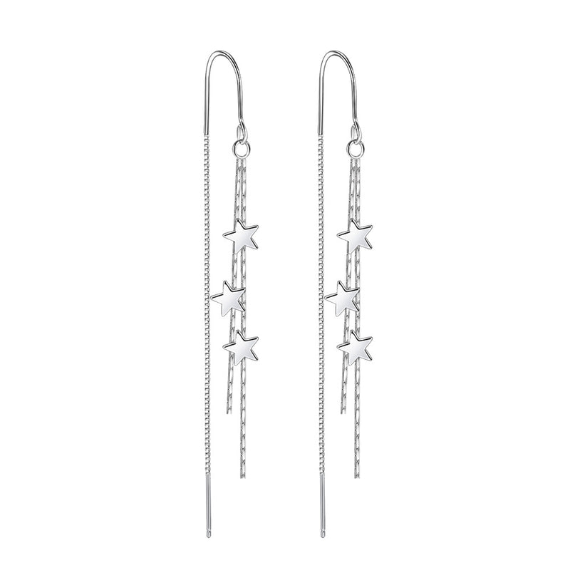 Star Tassel Hook Earrings - Long Chic Earrings for Women
