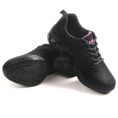 Red Flyknit Jazz Dance Shoes for Adult Women