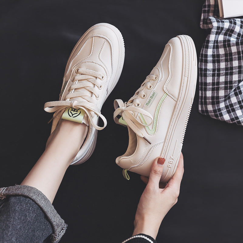 Summer Casual White Sneakers for Women - Trendy Canvas Shoes
